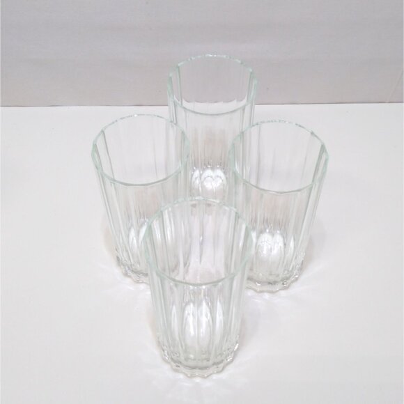 Pasabahce Turkey Fine Glassware 13 oz Hi-Ball Glasses Set Of 4 Topaz Color - Picture 3 of 8